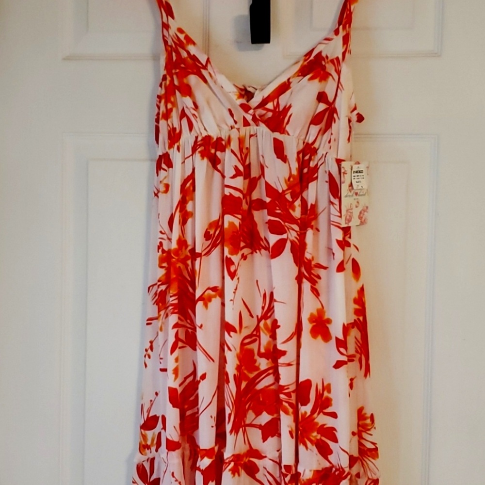 NWT Creamsicle Colored Maxi Dress